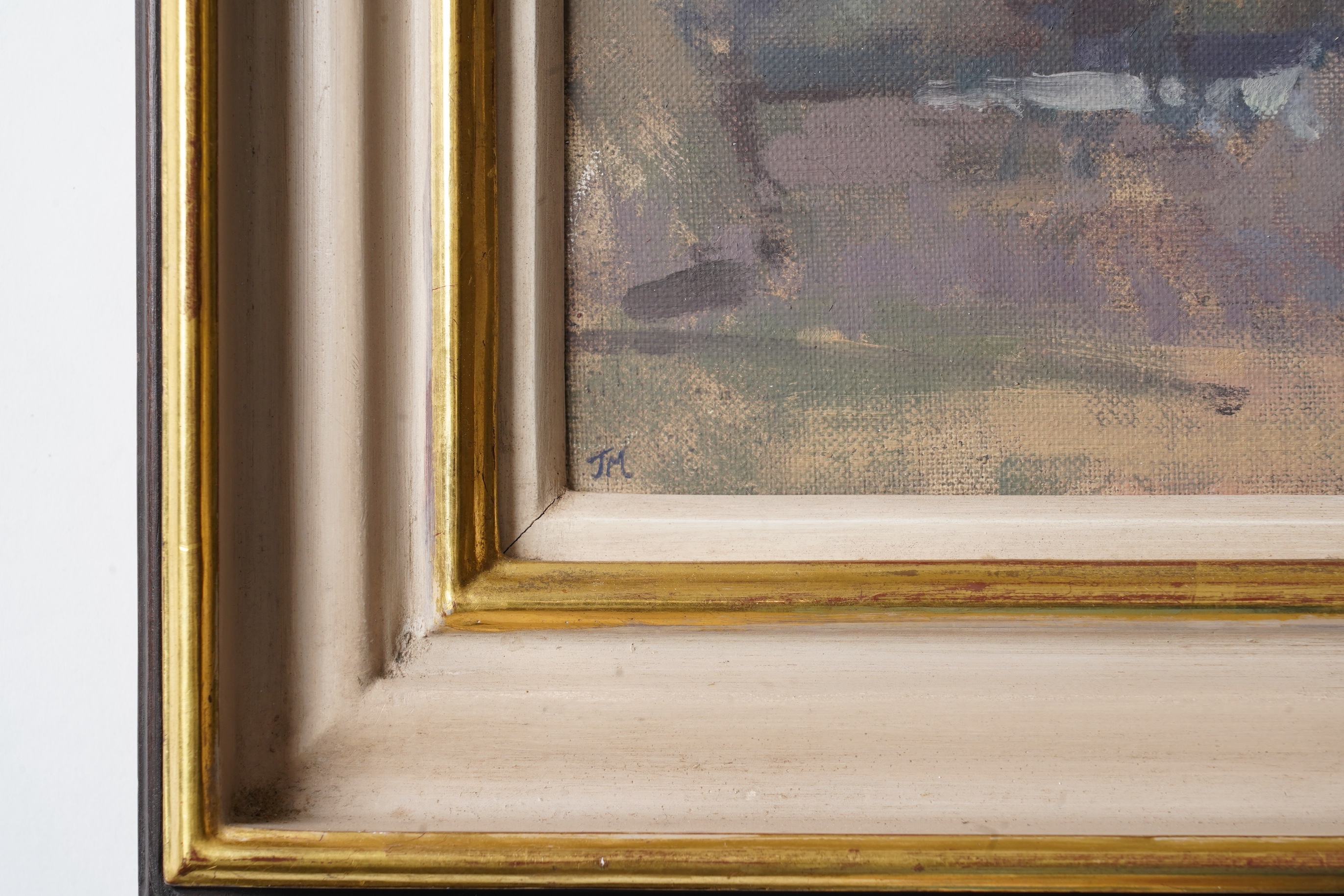 John Martin RBA, b. 1957, 'The Falls at Roquebrun, Herault'